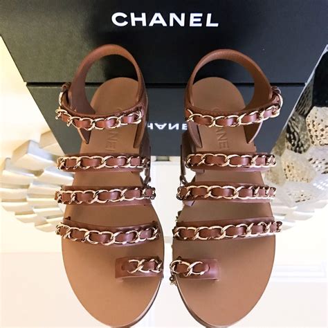 sandali di chanel|5 chanel sandals.